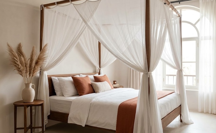 Beautifully decorated room in a boutique hotel